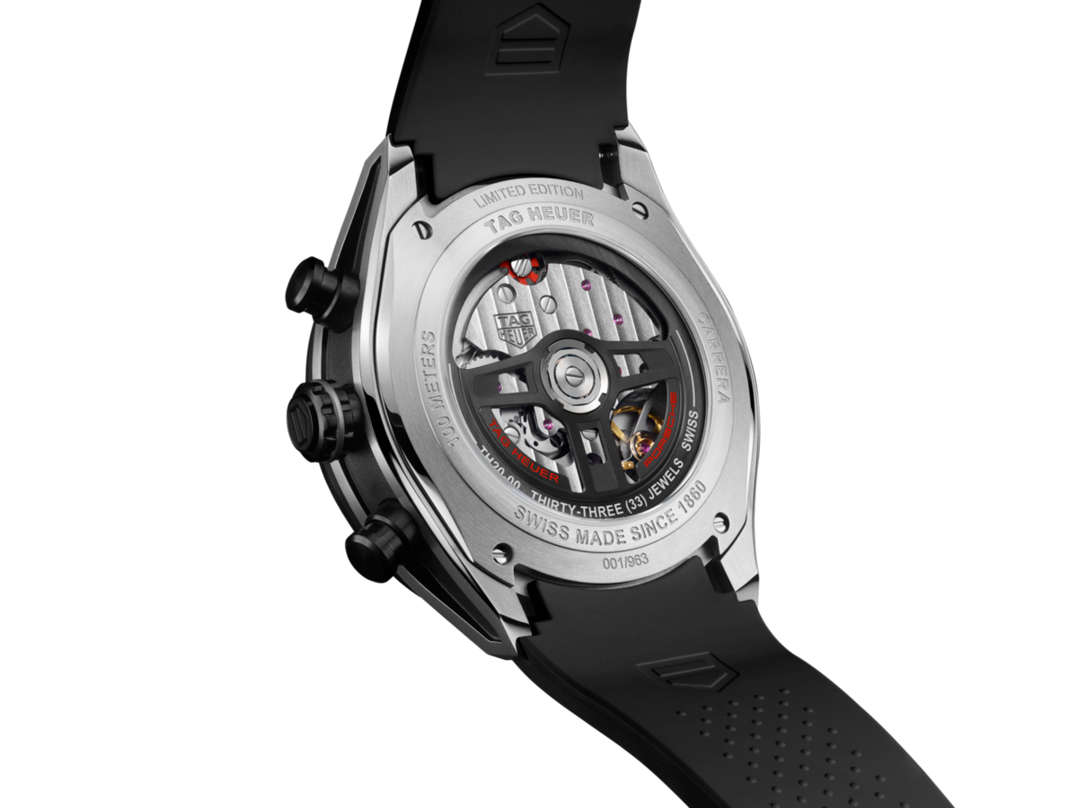 TAG Heuer Carrera X Porsche 963 Stainless Steel Limited Edition Mens Chronograph Watch CBU2010.FT6267