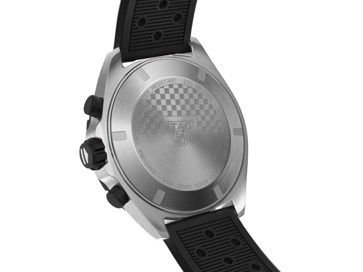TAG Heuer Formula 1 Black Dial Chronograph Stainless Steel Rubber Strap Mens Quartz Watch CAZ1010.FT8024