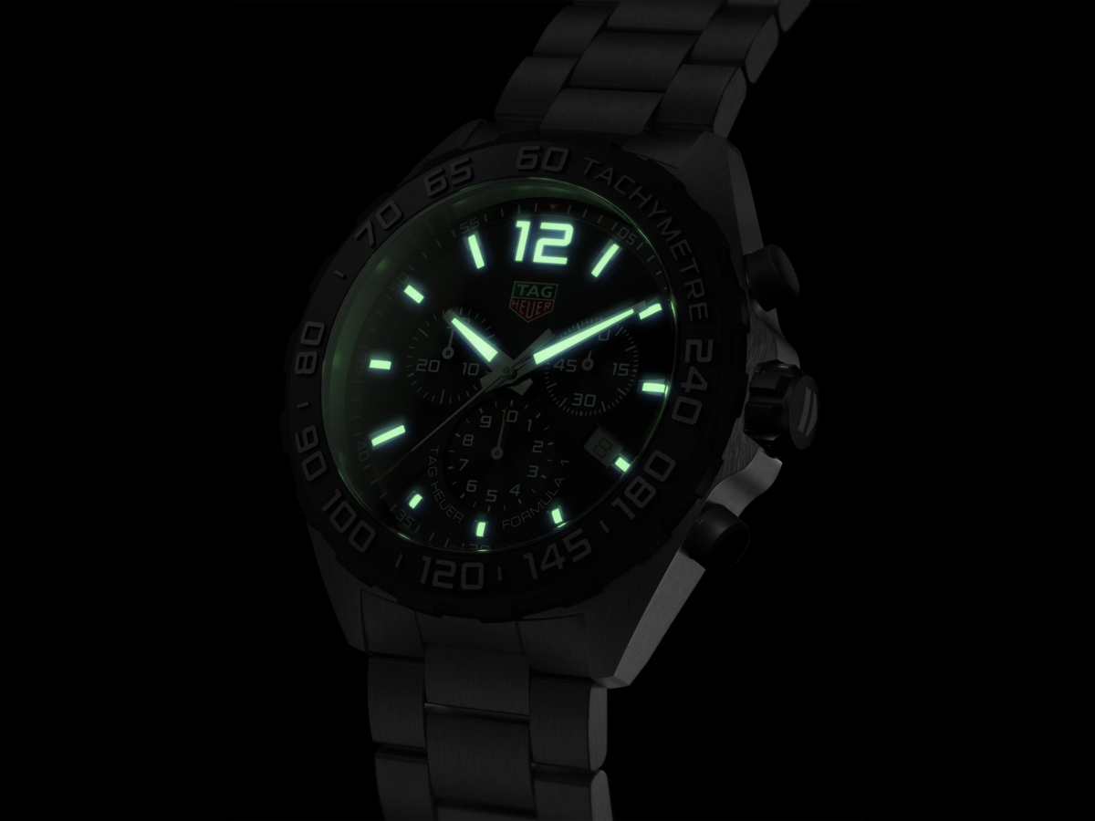 TAG Heuer Formula 1 Black Dial Stainless Steel Mens Quartz Chronograph Watch CAZ1010.BA0842