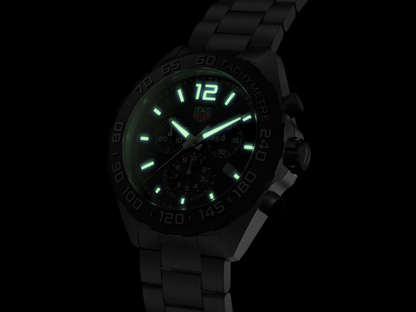 TAG Heuer Formula 1 Black Dial Stainless Steel Mens Quartz Chronograph Watch CAZ1010.BA0842