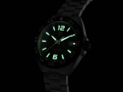 TAG Heuer Formula 1 Black Dial Stainless Steel Mens Quartz Watch WAZ1110.BA0875
