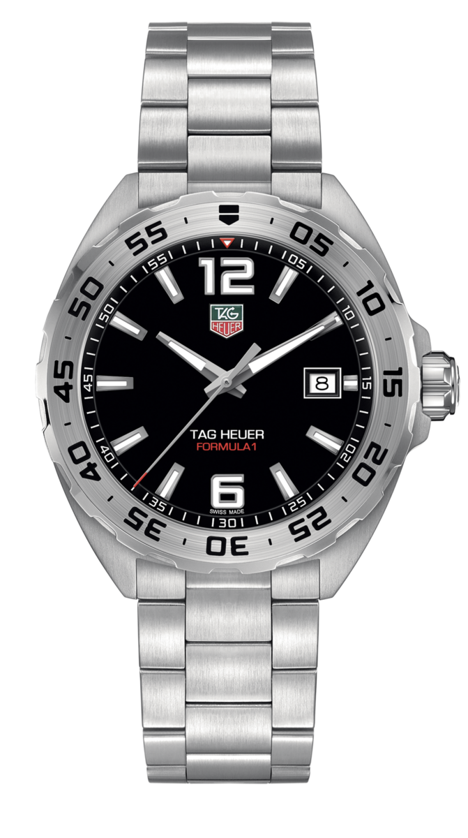TAG Heuer Formula 1 Black Dial Stainless Steel Mens Quartz Watch WAZ1112.BA0875