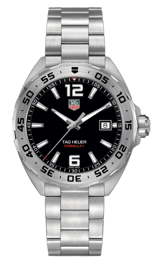 TAG Heuer Formula 1 Black Dial Stainless Steel Mens Quartz Watch WAZ1112.BA0875