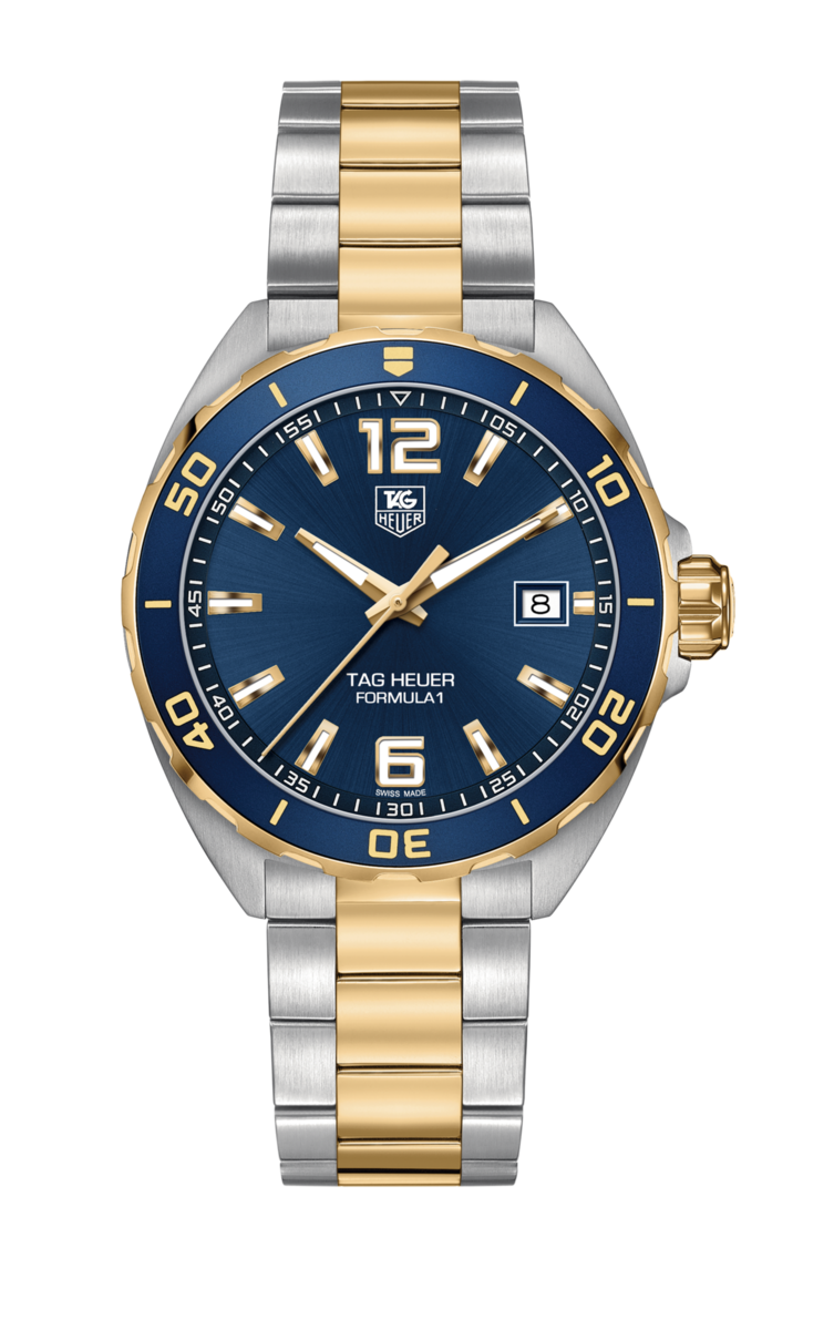 TAG Heuer Formula 1 Blue Dial Two Tone Mens Quartz Watch WAZ1120.BB0879