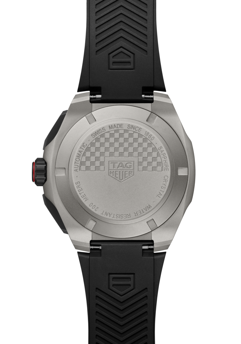 TAG Heuer Formula 1 Calibre 16 Automatic Black & Red Dial Titanium Mens Chronograph Watch CBZ2082.FT8096