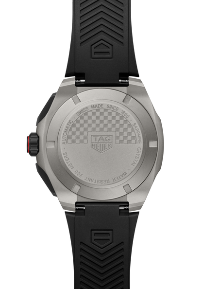 TAG Heuer Formula 1 Calibre 16 Automatic Black & Red Dial Titanium Mens Chronograph Watch CBZ2082.FT8096
