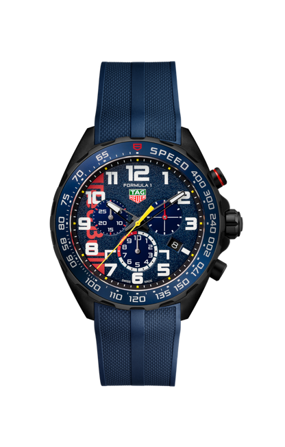 TAG Heuer Formula 1 Chronograph X Oracle Red Bull Racing DLC Stainless Steel Limited Edition Mens Quartz  Watch CAZ101AZ.FT8090