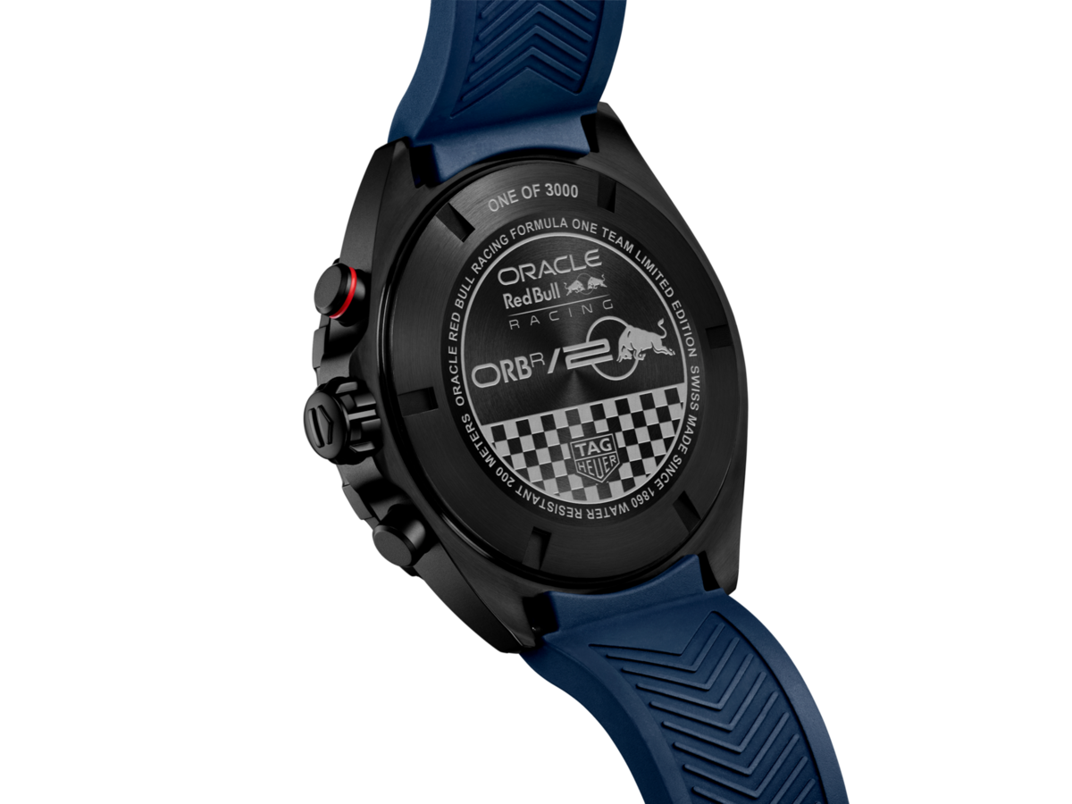 TAG Heuer Formula 1 Chronograph X Oracle Red Bull Racing DLC Stainless Steel Limited Edition Mens Quartz  Watch CAZ101AZ.FT8090
