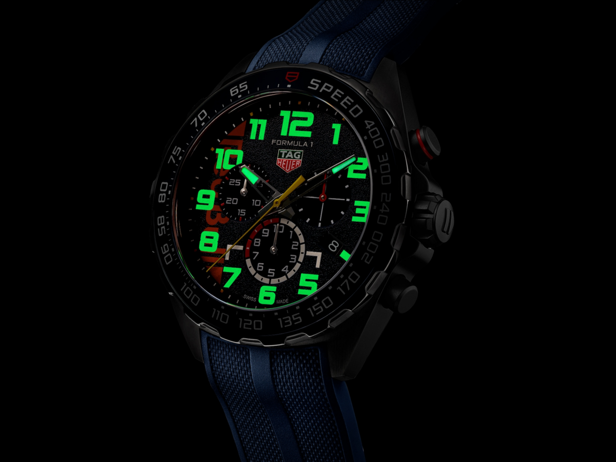TAG Heuer Formula 1 Chronograph X Oracle Red Bull Racing DLC Stainless Steel Limited Edition Mens Quartz  Watch CAZ101AZ.FT8090