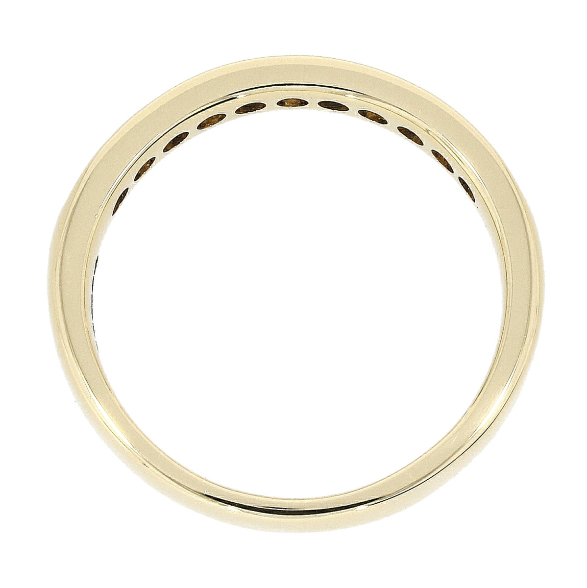 18ct Gold Sapphire & Diamond Channel Set Half Eternity Ring
