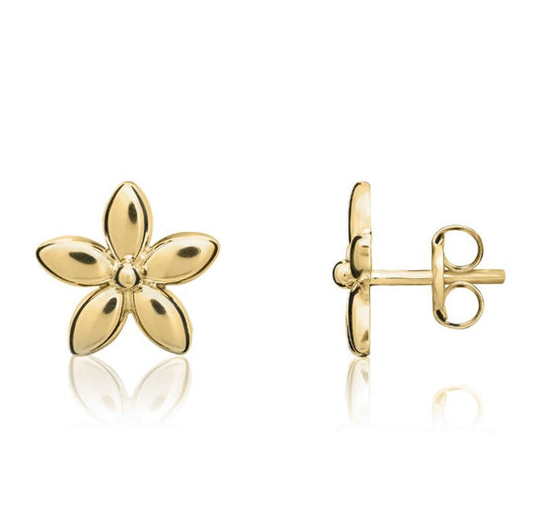 9ct Gold Daisy Stud Earrings