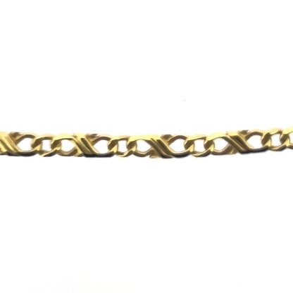 9ct Yellow Gold Double Celtic Link Chain 18" Necklace