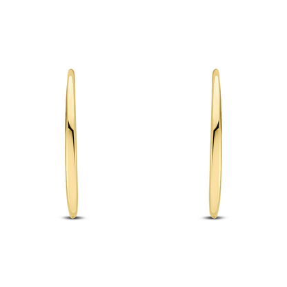 9ct Yellow Gold Hinged Sleeper Hoop Earrings (18mm)
