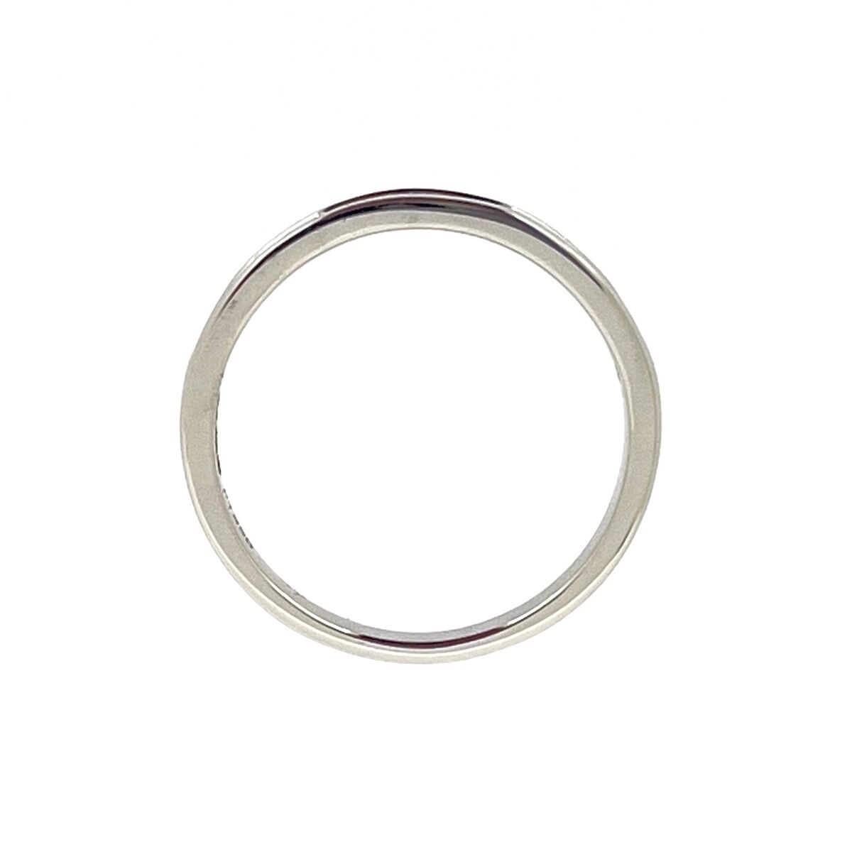 Platinum 0.30ct Princess Cut Diamond Channel Set Half Eternity Ring