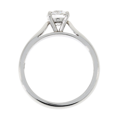 Platinum Solitaire 4 Claw Set 0.80ct Single Stone Diamond Ring
