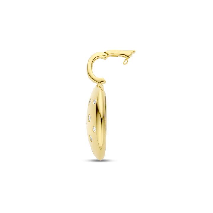 TI SENTO Gold Plated Sterling Silver Cubic Zirconia Set Stardust Pendant Necklace