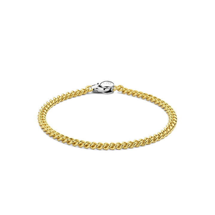 TI SENTO Gold Plated Sterling Silver Curb Link Bracelet