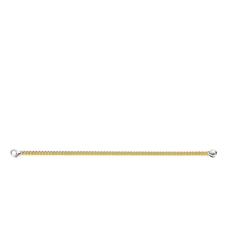TI SENTO Gold Plated Sterling Silver Curb Link Bracelet