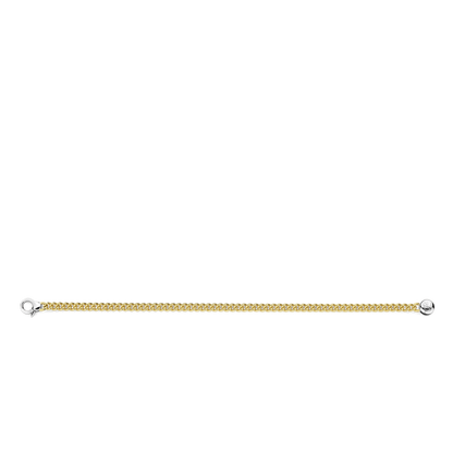 TI SENTO Gold Plated Sterling Silver Curb Link Bracelet