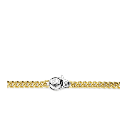 TI SENTO Gold Plated Sterling Silver Curb Link Bracelet