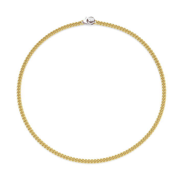 TI SENTO Gold Plated Sterling Silver Curb Link Necklace