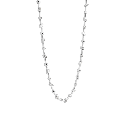 TI SENTO Sterling Silver Cubic Zirconia Set Necklace