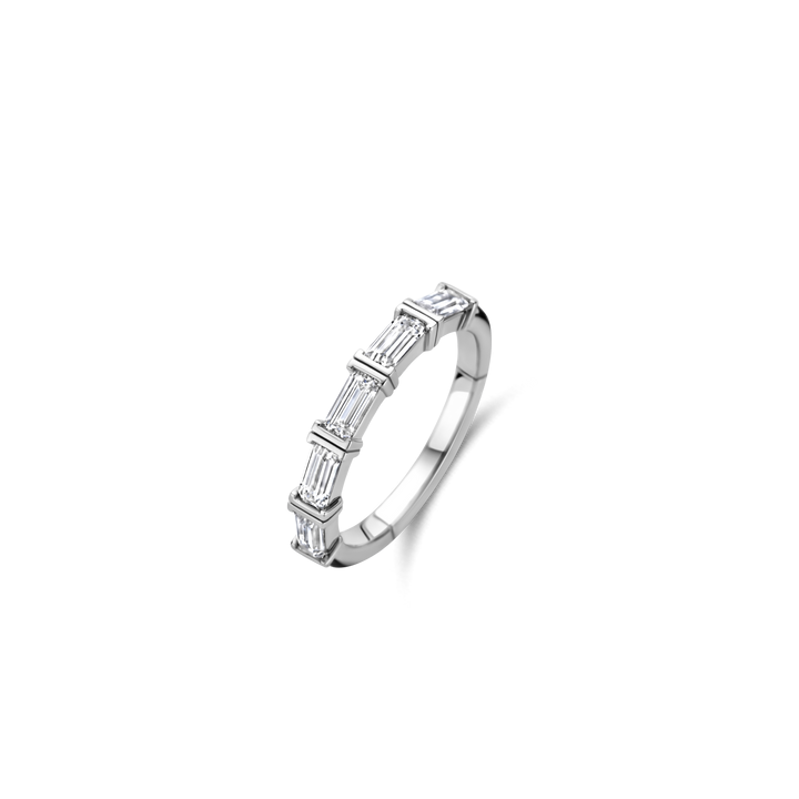 TI SENTO Sterling Silver Cubic Zirconia Set Ring