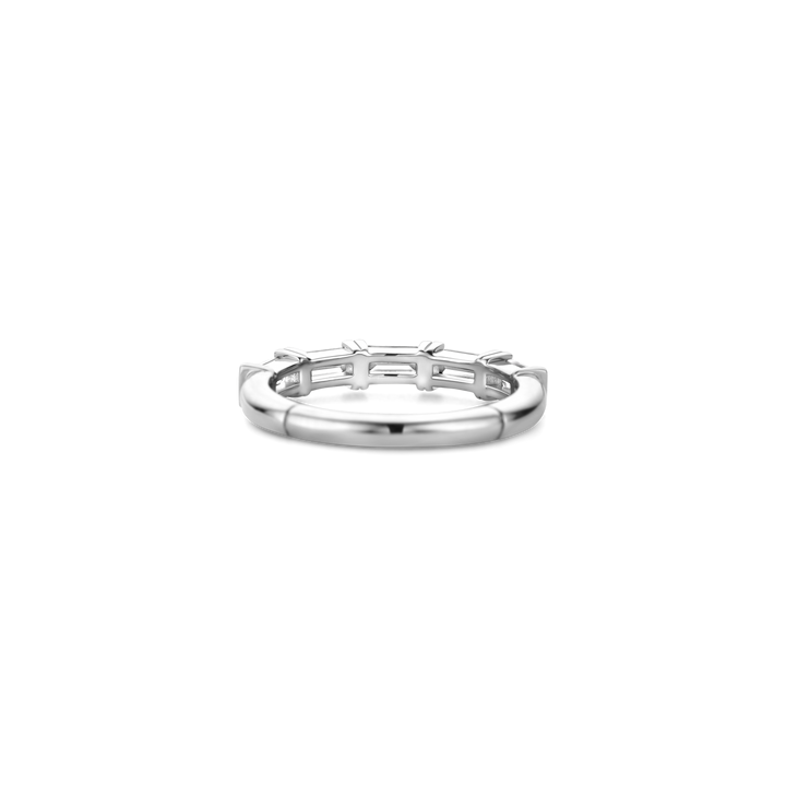 TI SENTO Sterling Silver Cubic Zirconia Set Ring