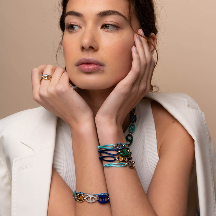 TI SENTO Sterling Silver & Gold Plated Ring