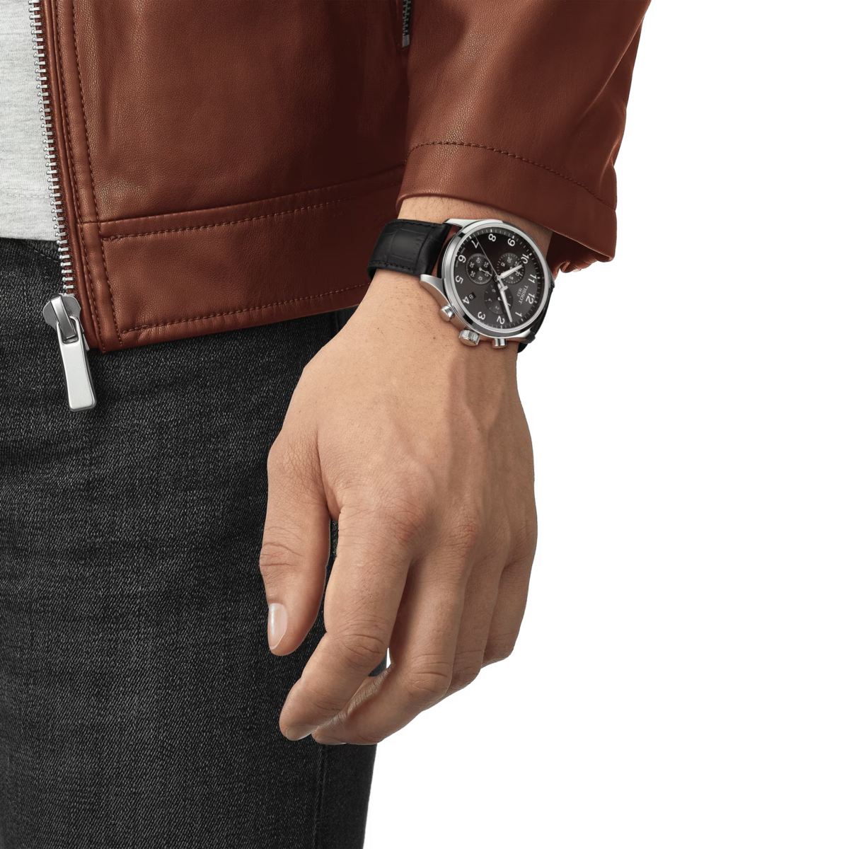 Tissot Chrono XL Stainless Steel Black Dial Mens Quartz Chronograph Watch T1166171605700