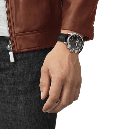 Tissot Chrono XL Stainless Steel Black Dial Mens Quartz Chronograph Watch T1166171605700