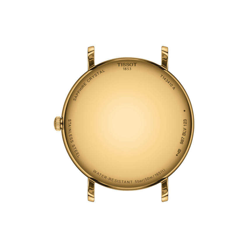 Tissot Everytime Gent Green Dial PVD Gold Plated Mens Quartz Watch T1434103309100