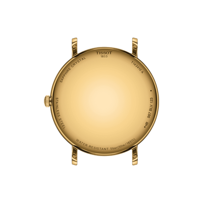 Tissot Everytime Gent Green Dial PVD Gold Plated Mens Quartz Watch T1434103309100