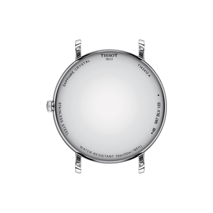 Tissot Everytime Gent Silver Dial Stainless Steel Mens Quartz Watch T1434101101101