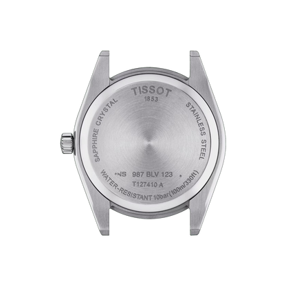 Tissot Gentleman Blue Dial Stainless Steel Mens Quartz Watch T1274101104100