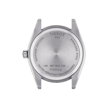Tissot Gentleman Blue Dial Stainless Steel Mens Quartz Watch T1274101604101 