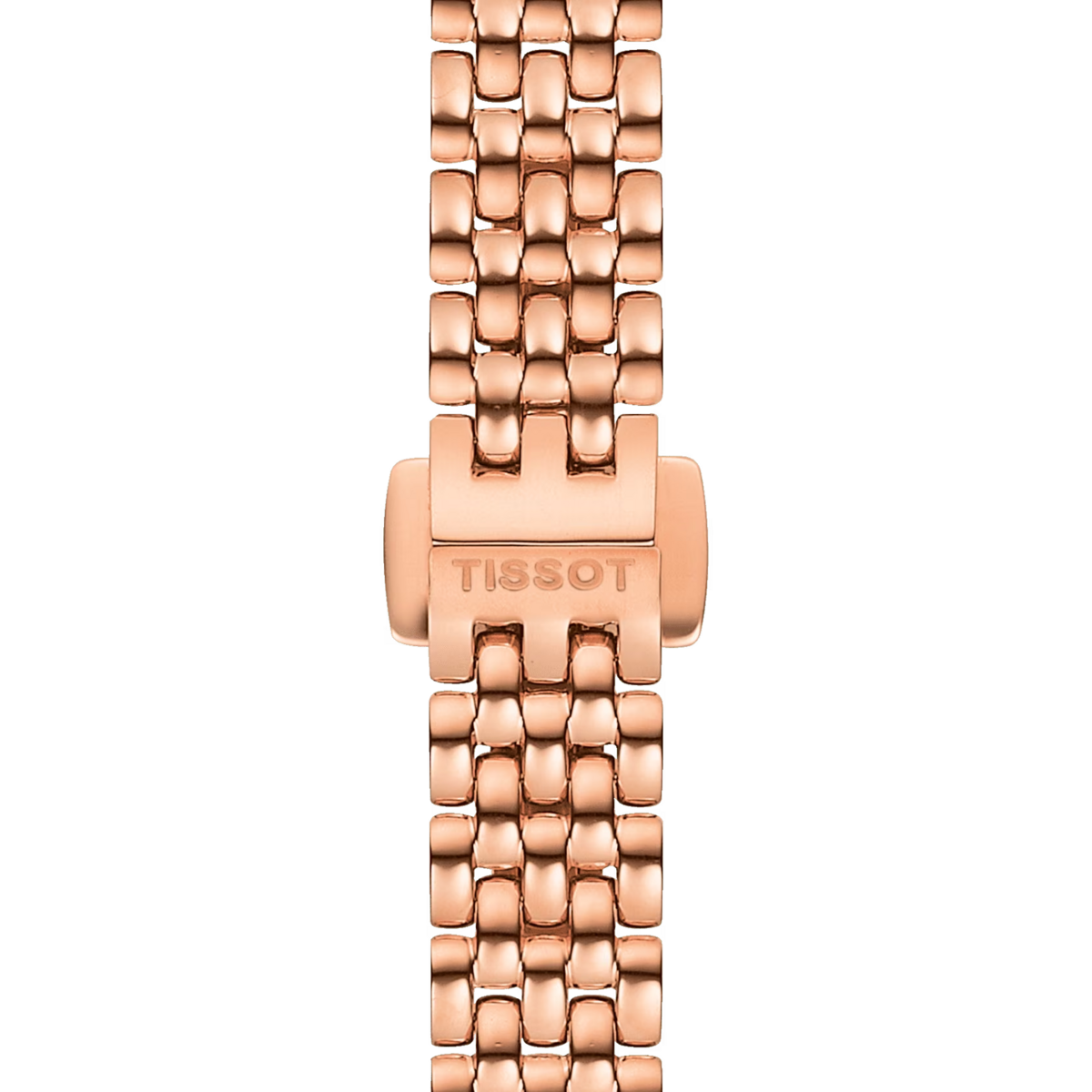 Tissot Lovely Round Mother of Pearl Dial PVD Rose Gold Plated Womens Quartz Watch T0580093311100