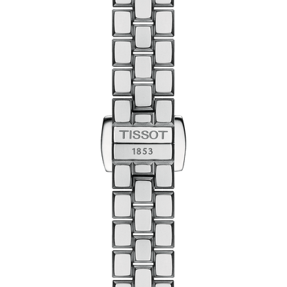 Tissot Lovely Square Blue Dial Stainless Steel Womens Quartz Watch T0581091104101