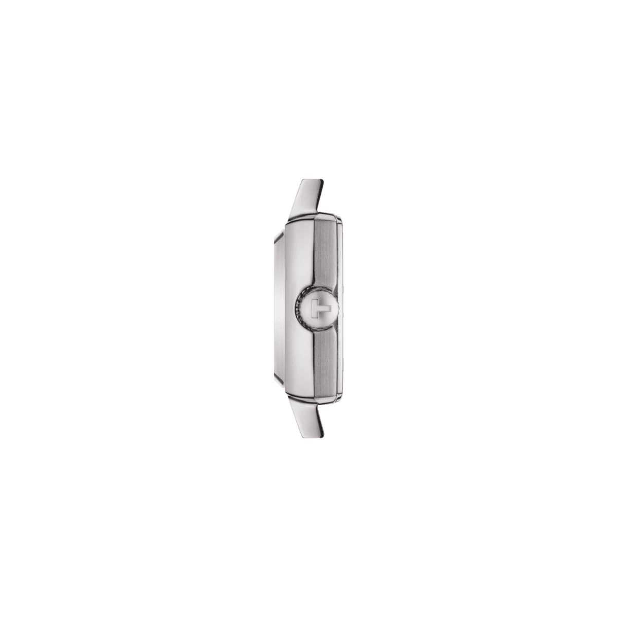 Tissot Lovely Square Silver Diamond Set Dial Stainless Steel Womens Quartz Watch T0581091103601