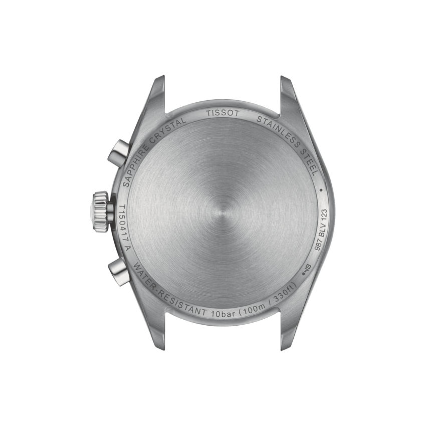 Tissot PR 100 Blue Dial Stainless Steel Mens Quartz Chronograph Watch T1504171104100