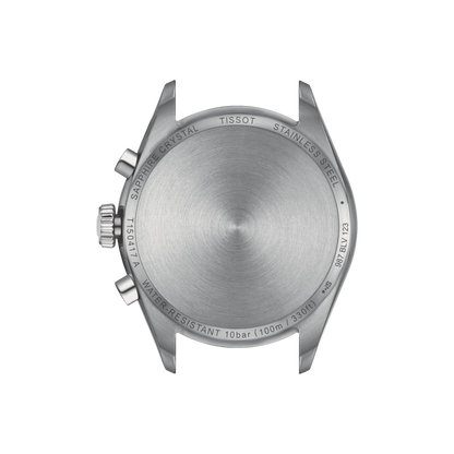 Tissot PR 100 Blue Dial Stainless Steel Mens Quartz Chronograph Watch T1504171104100