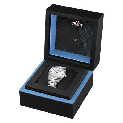 Tissot PR 100 Jungfraubahn Special Edition Silver Dial Stainless Steel Mens Quartz Watch T1504101103100