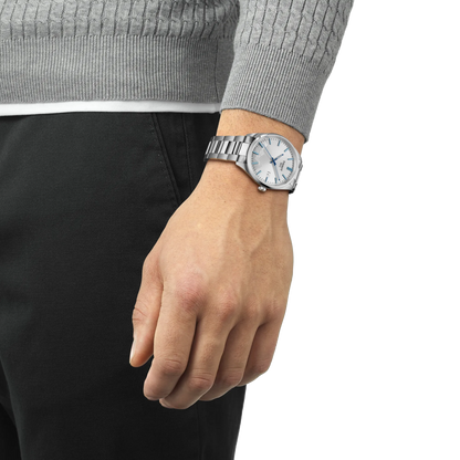 Tissot PR 100 Jungfraubahn Special Edition Silver Dial Stainless Steel Mens Quartz Watch T1504101103100