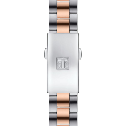 Tissot PR 100 Sport Chic Mother of Pearl Diamond Set Dial Two Tone Womens Quartz Watch T1019102211600