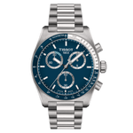 Tissot PR516 Blue Dial Stainless Steel Mens Quartz Chronograph Watch T1494171104100