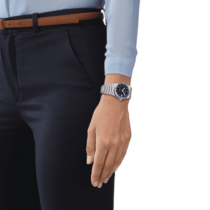 Tissot PRX Blue Dial Stainless Steel Powermatic 80 Womens Watch T1372071104100