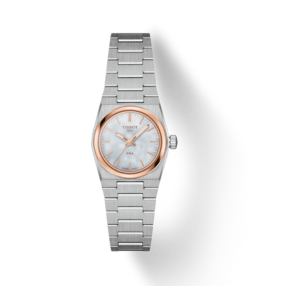 Tissot PRX Mother of Pearl Dial Two Tone Womens Quartz Watch (25mm) T1370102111100