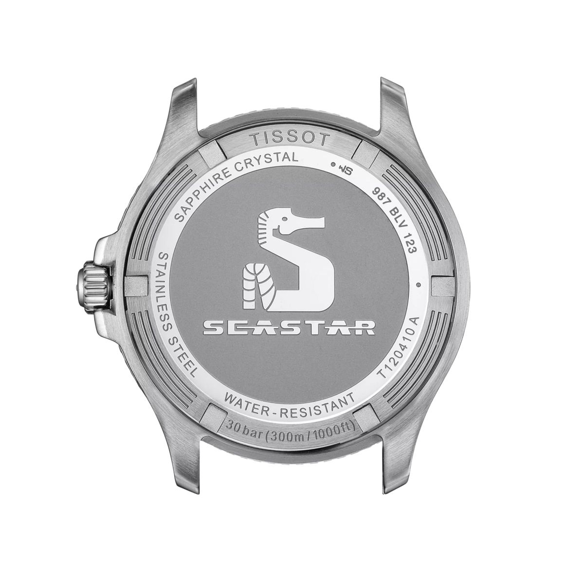 Tissot Seastar 1000 Black Dial Stainless Steel Unisex Quartz Watch T1204101105100