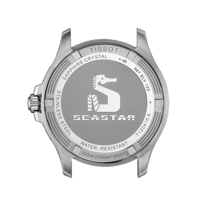 Tissot Seastar 1000 Black Dial Stainless Steel Unisex Quartz Watch T1204101105100