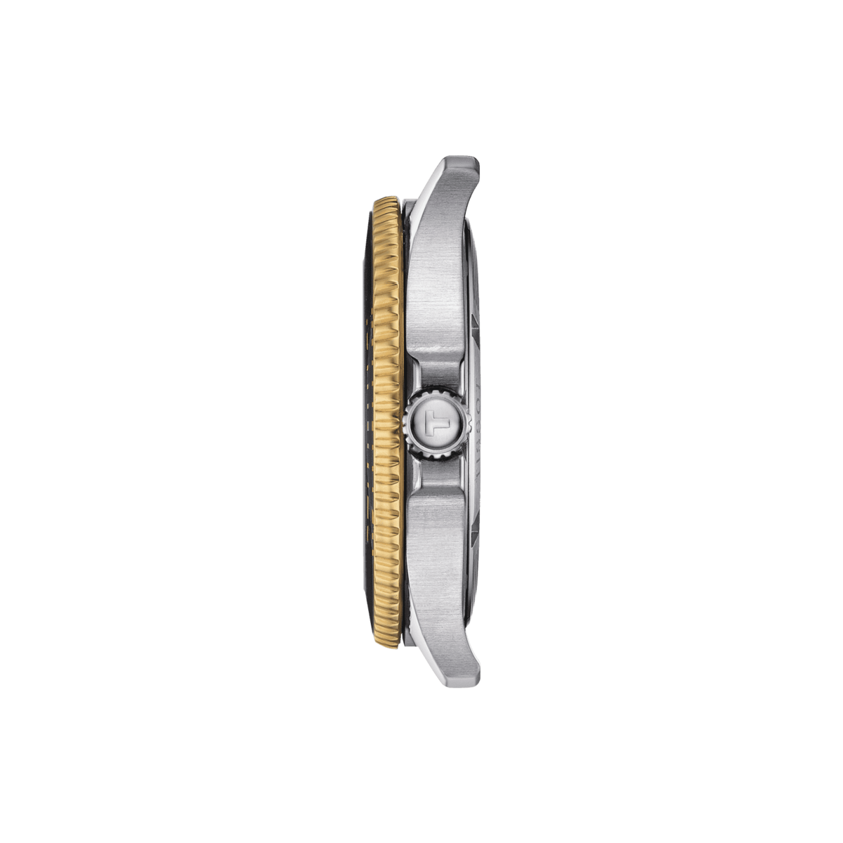Tissot Seastar 1000 Black Dial Two Tone Unisex Quartz Watch T1204102205100
